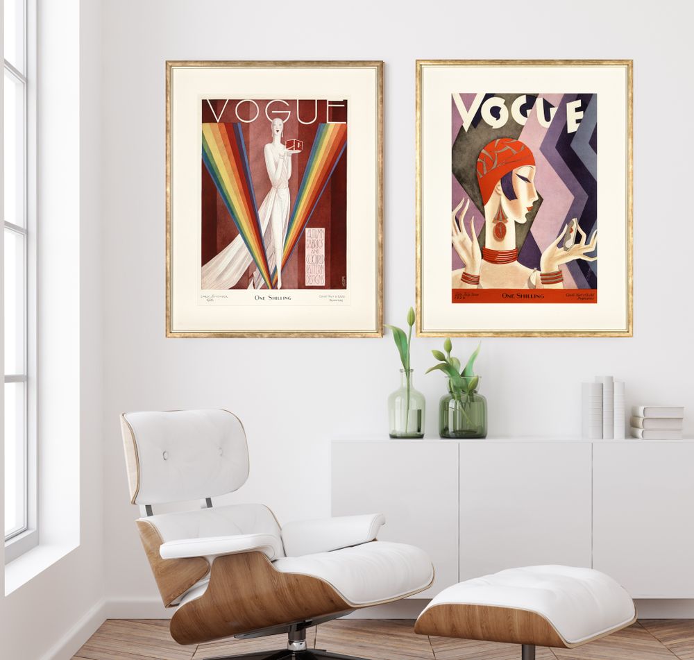 Cadres - Décoration murale. Vogue, 1926. - ABLO BLOMMAERT