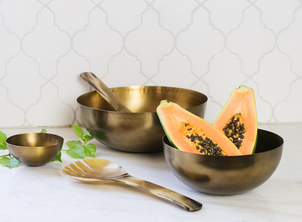 Bols - Bols et plateaux en bronze antique - BE HOME