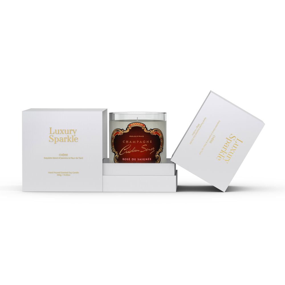 Decorative objects - Cristian Senez Brut Rosé Luxury Scented Candle - LUXURY SPARKLE