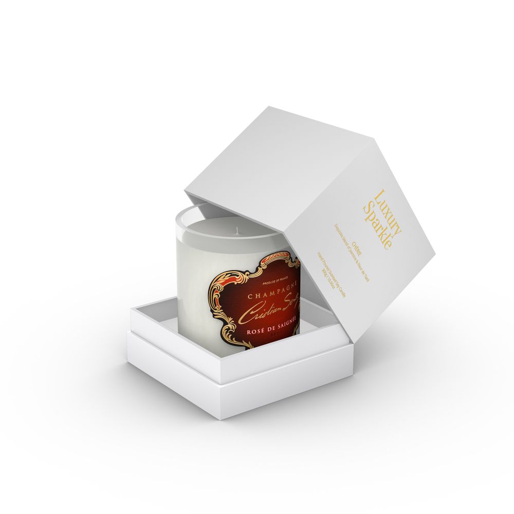 Decorative objects - Cristian Senez Brut Rosé Luxury Scented Candle - LUXURY SPARKLE