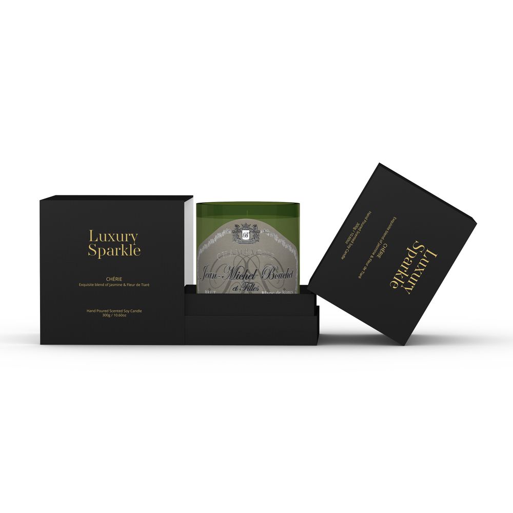 Objets de décoration - Bougie parfumée de luxe Jean-Michel Bouchet & Filles Blanc de Blancs - LUXURY SPARKLE