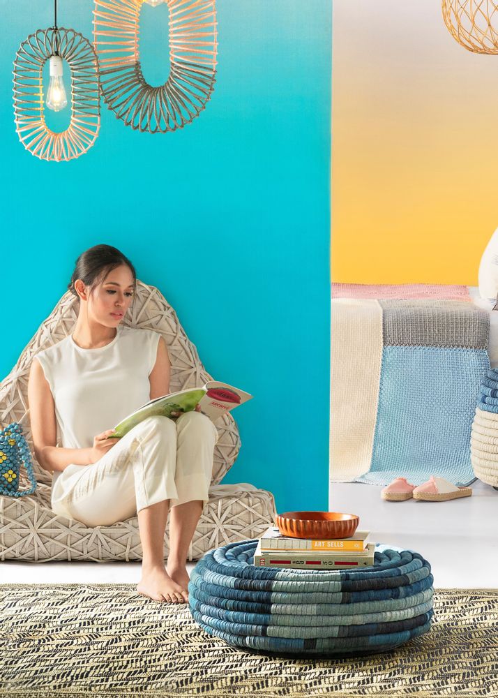 Comforters and pillows - CEBU HOMECRAFT Denim Collection - DESIGN PHILIPPINES LIFESTYLE