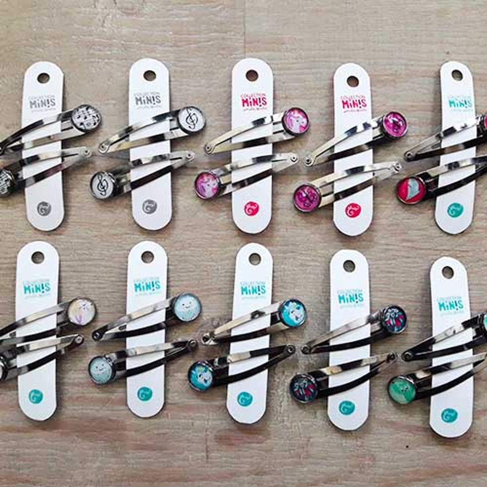 Accessoires cheveux - Hair Clips Les Minis Koinobori - LES MINIS D'EMILIE