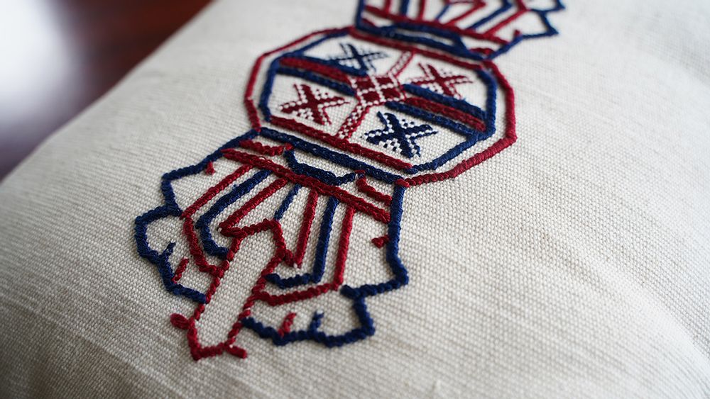 Fabric cushions - Cushion DORJEE - BHUTAN TEXTILES