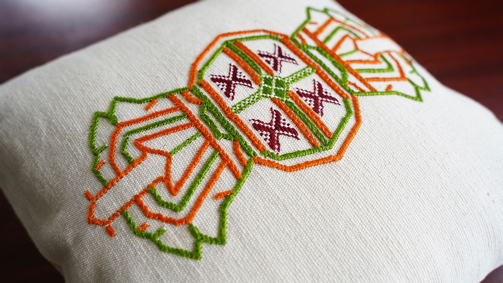 Fabric cushions - Cushion DORJEE - BHUTAN TEXTILES