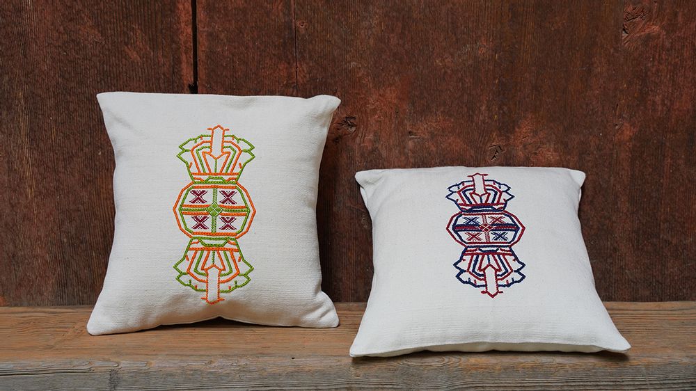 Fabric cushions - Cushion DORJEE - BHUTAN TEXTILES