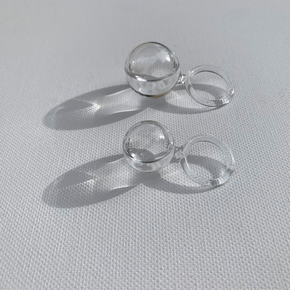 Bijoux - Anneau transparent pour petites gouttelettes - LAJEWEL