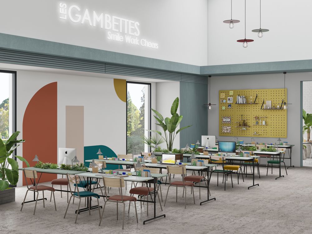 Bureaux - TABLE FRIDA - LES GAMBETTES