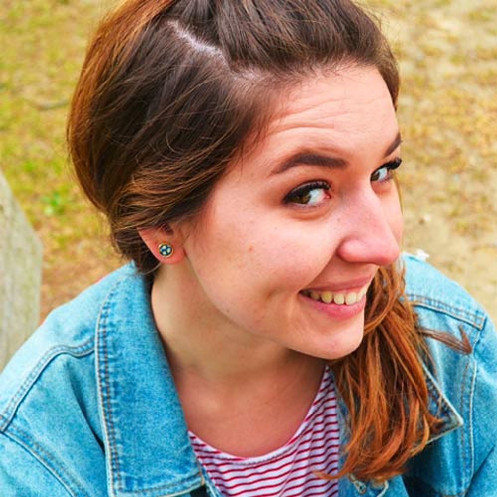 Jewelry - Ears studs Flash Byzantin - Gold - LES JOLIES D'EMILIE