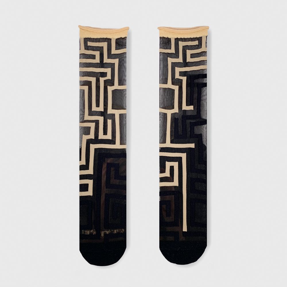 Chaussettes - [2ème palette] labyrinthe - DESIGN KOREA