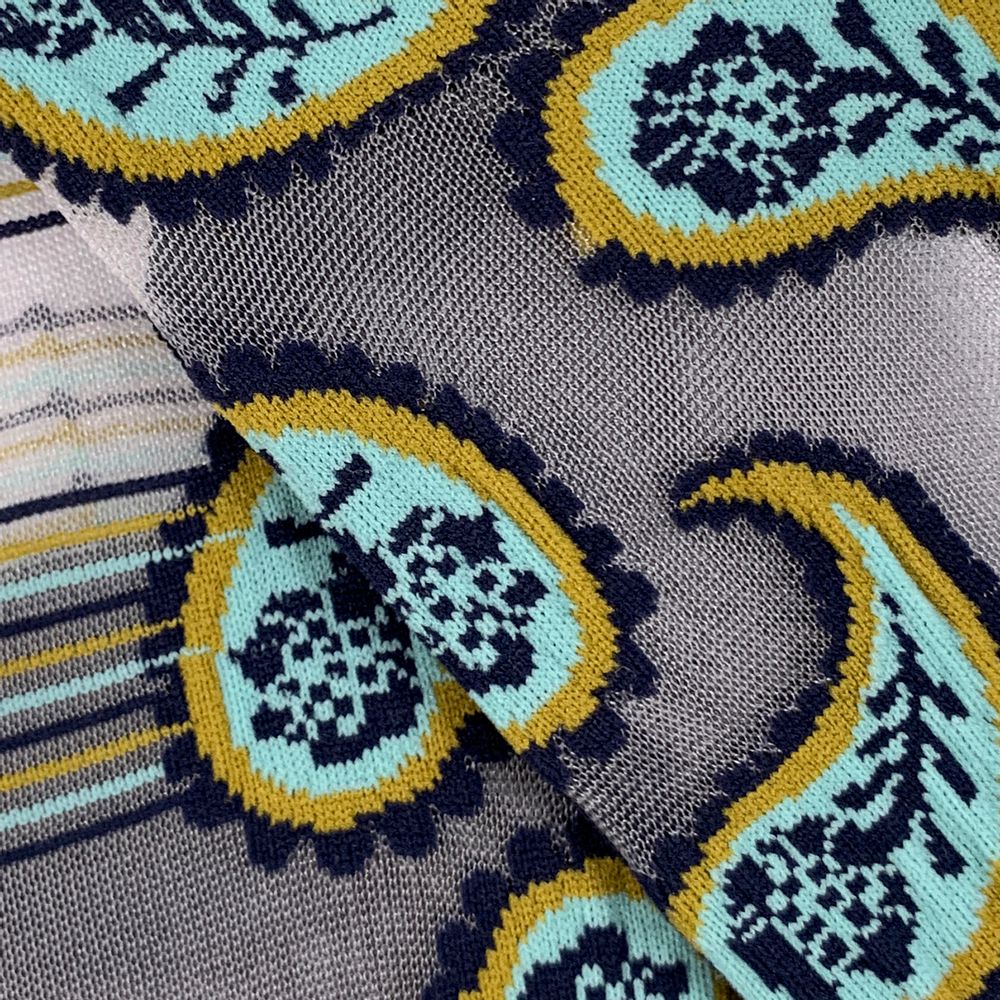 Chaussettes - [2ème palette] navy_paisley - DESIGN KOREA