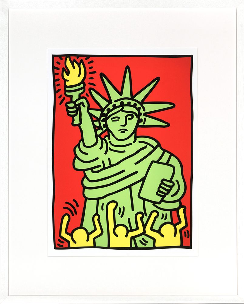 Cadres - Décoration murale. Keith Haring, 1986 - ABLO BLOMMAERT