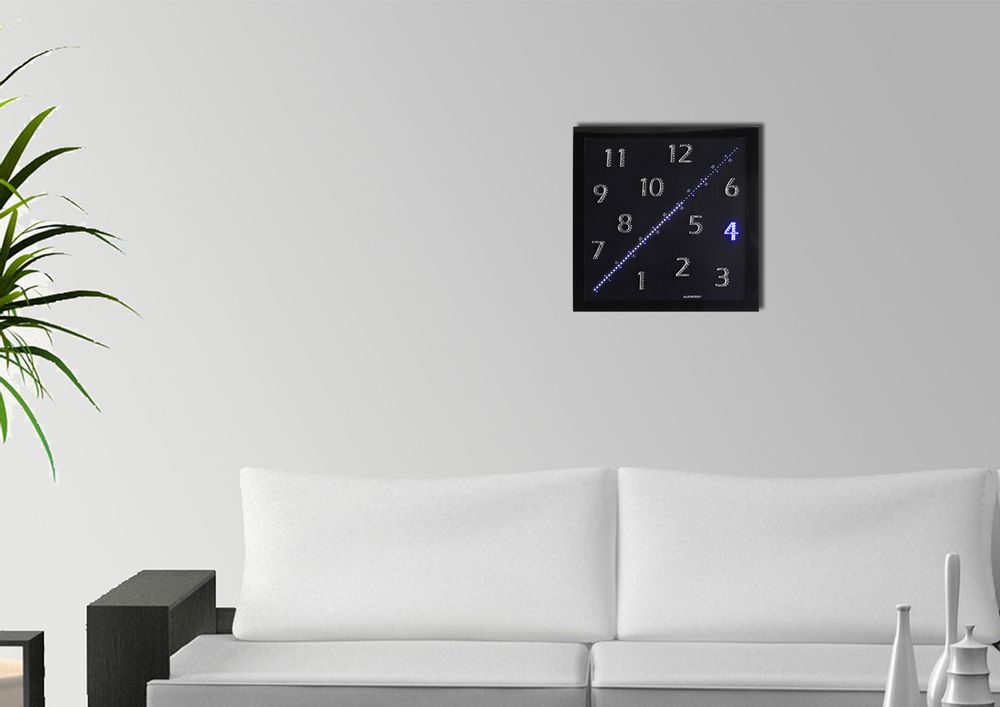 Clocks - DIAGONAL K BLUE - DIAGONAL BY ALAINPERS