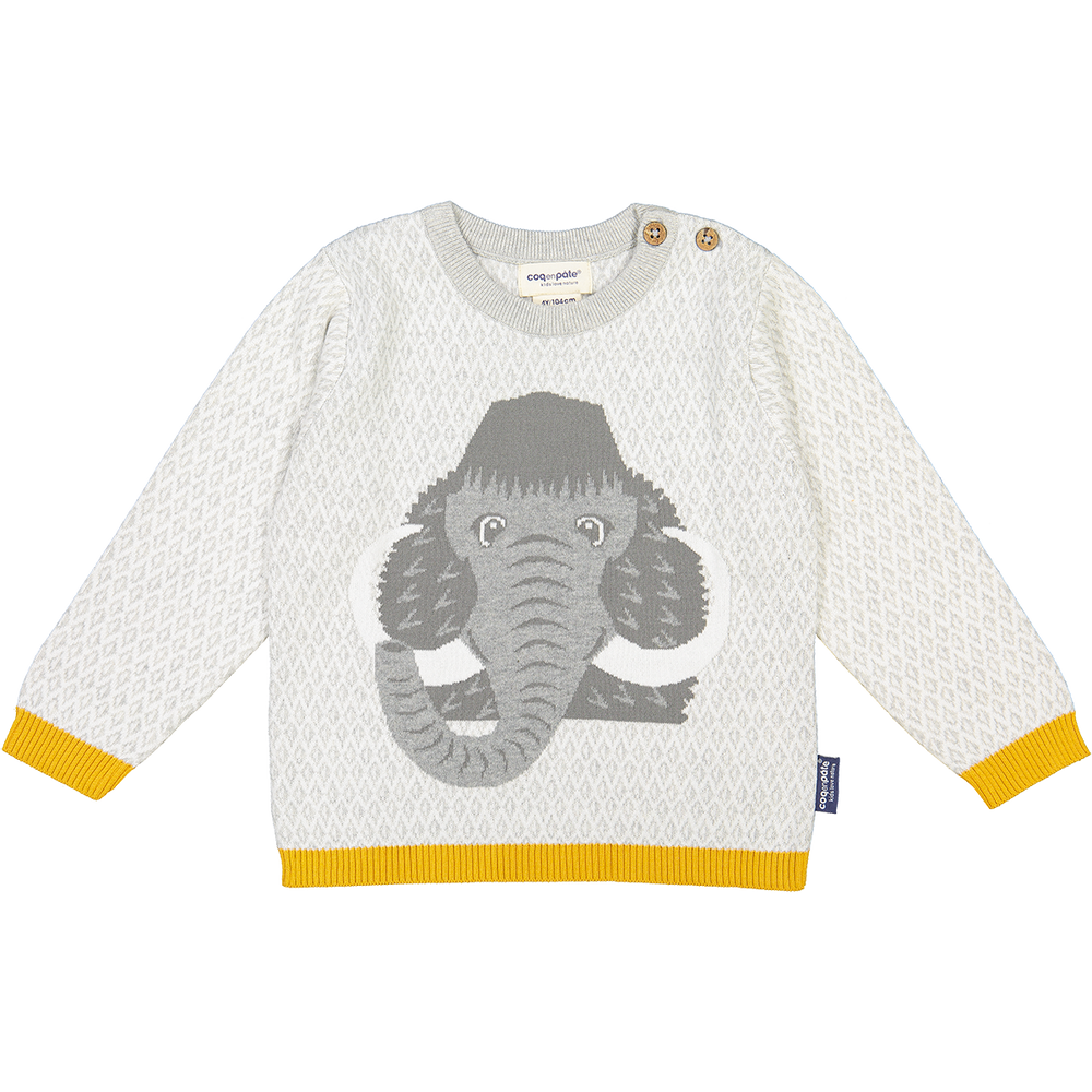 Children's apparel - Rhino knit sweater - COQ EN PATE