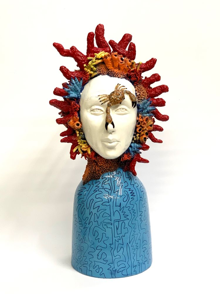 Design objects - DESIGN HEADS CENTERPIECE - MOSCHE BIANCHE
