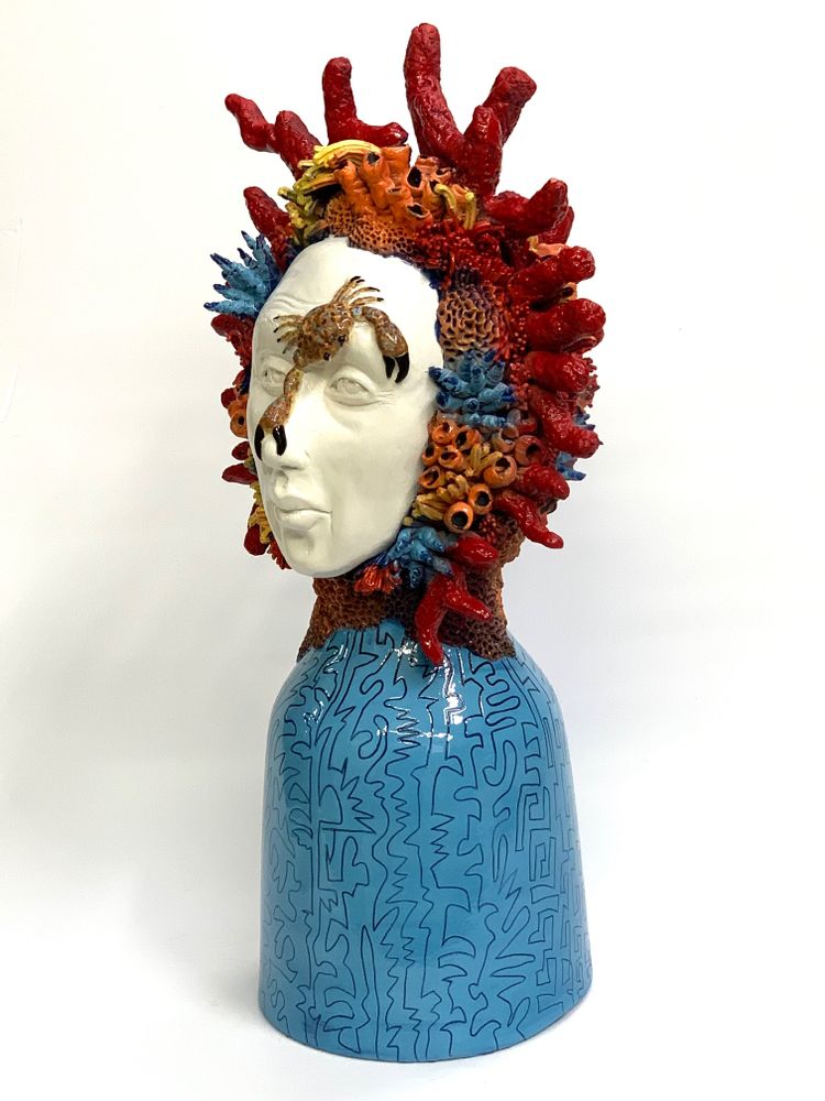 Design objects - DESIGN HEADS CENTERPIECE - MOSCHE BIANCHE