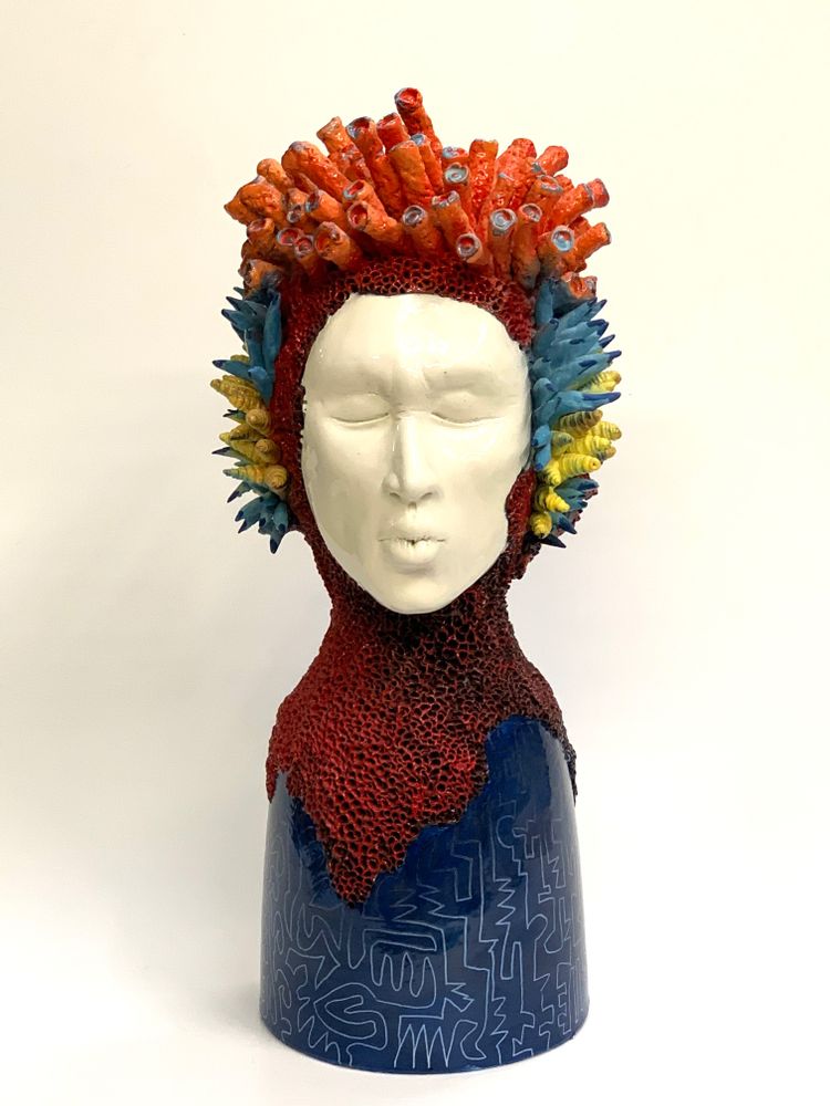Design objects - DESIGN HEADS CENTERPIECE - MOSCHE BIANCHE