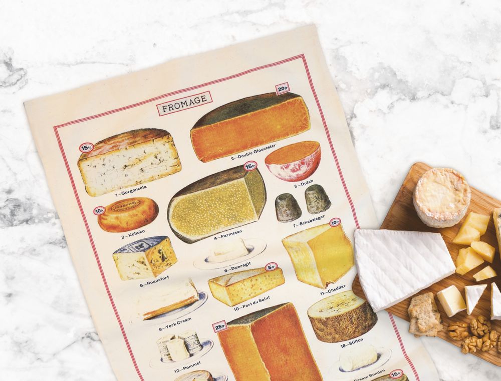 Dish towels - Cavallini's tea towels - CAVALLINI PAPER & CO.