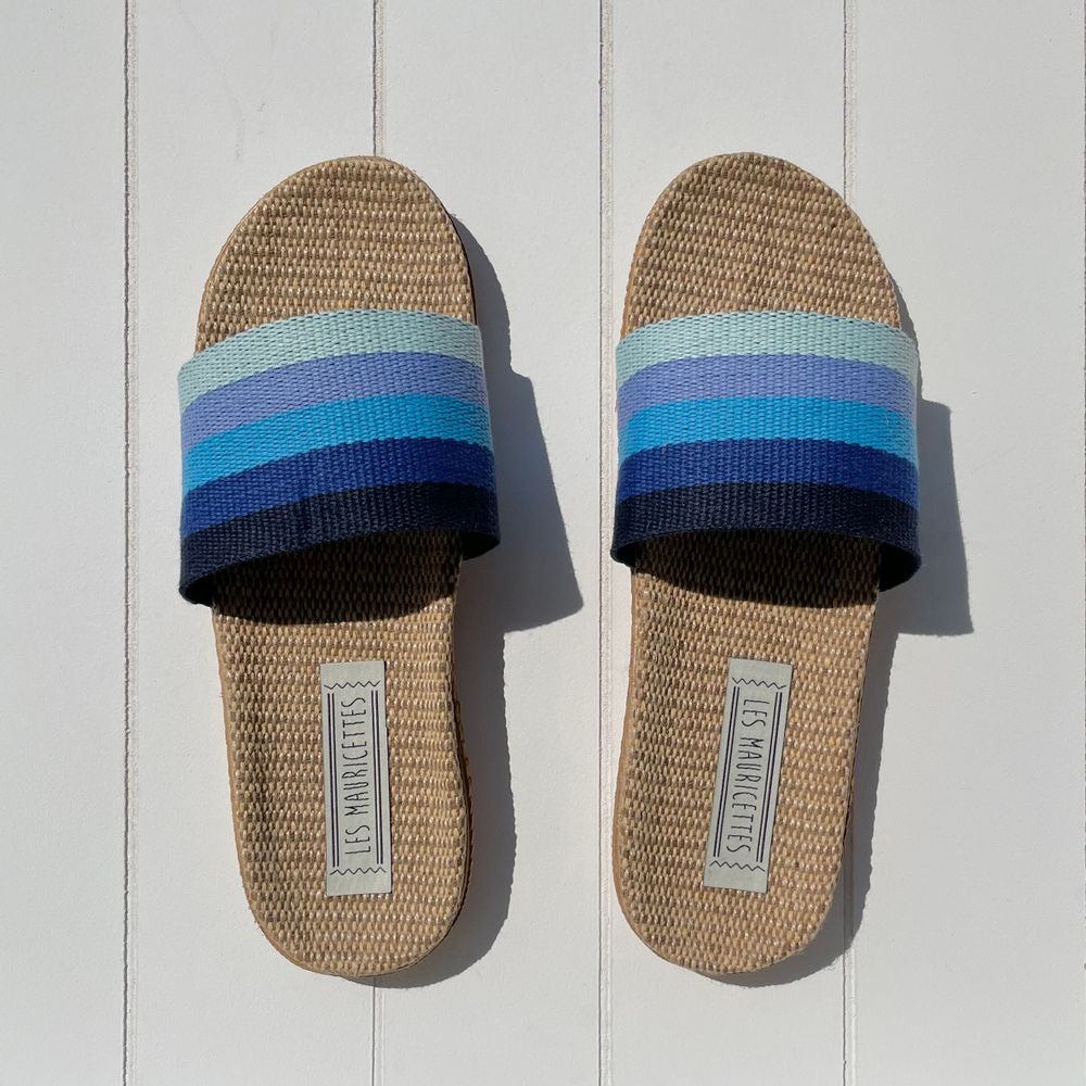 Loungewear - Les Mauricettes de Berthe, striped women's tap - LES MAURICETTES