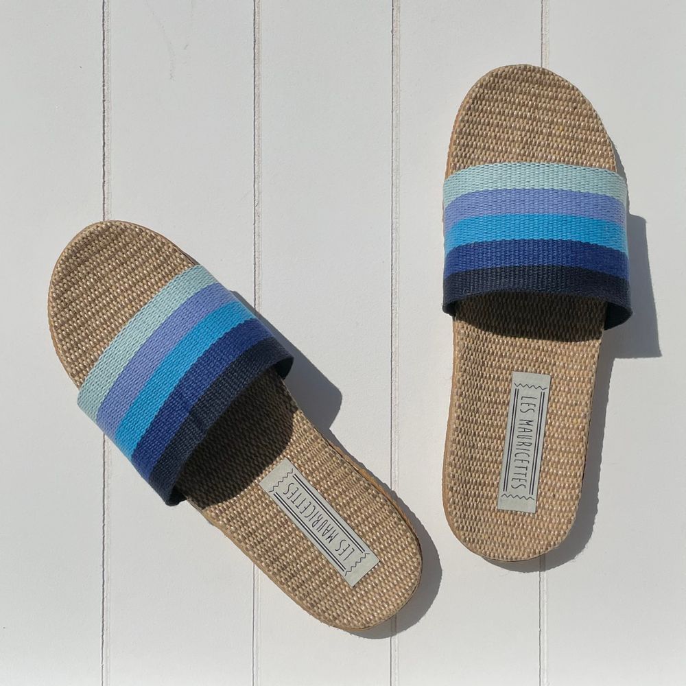 Loungewear - Les Mauricettes de Berthe, striped women's tap - LES MAURICETTES