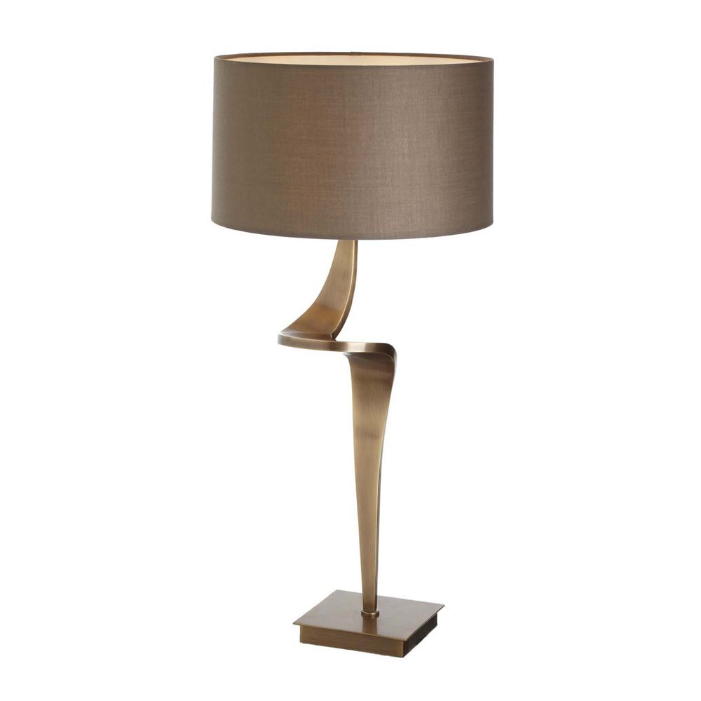 Table lamps - Enzo Antique Brass Table Lamp (L) - RV  ASTLEY LTD