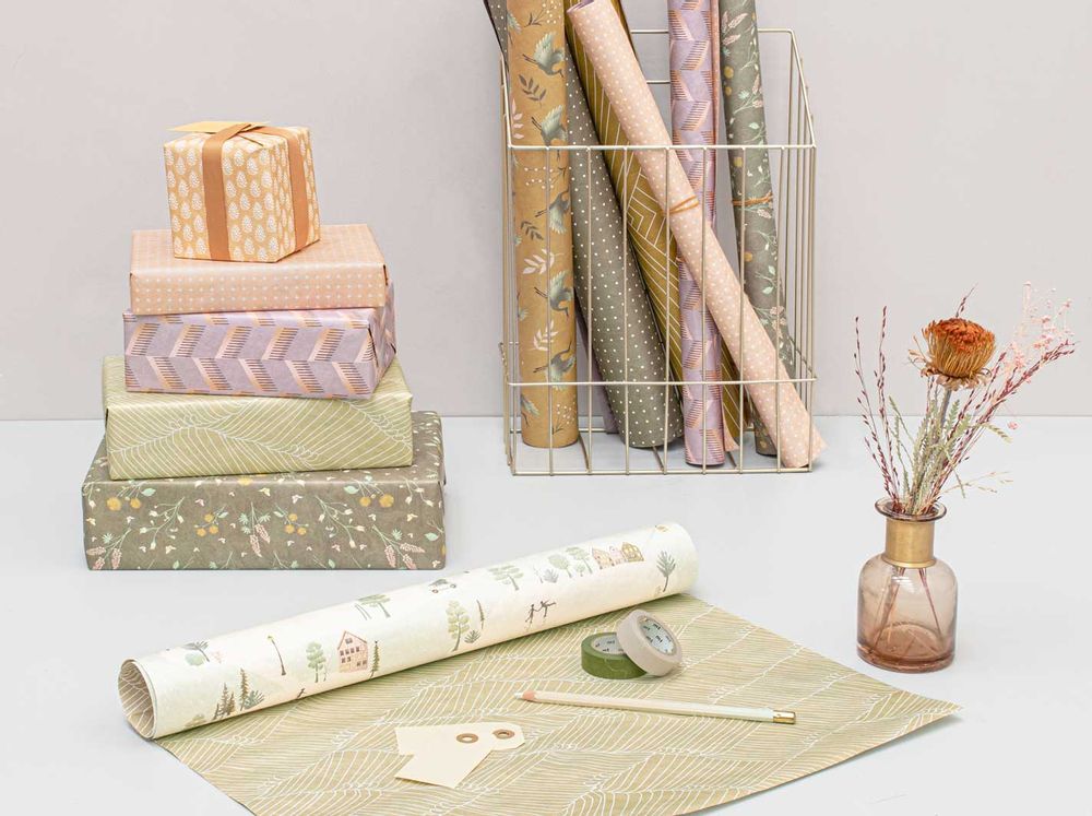 Birthdays - Reusable giftwrapping paper - VISSEVASSE