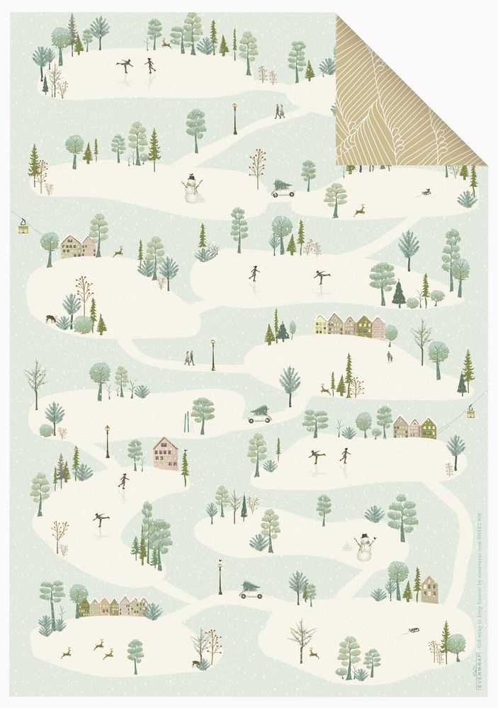 Birthdays - Reusable giftwrapping paper - VISSEVASSE
