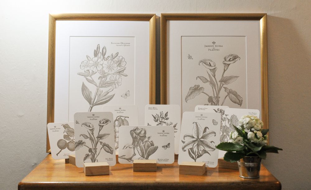 Affiches - Tirage d'Art Arum Blanc - L'ATELIER LETTERPRESS