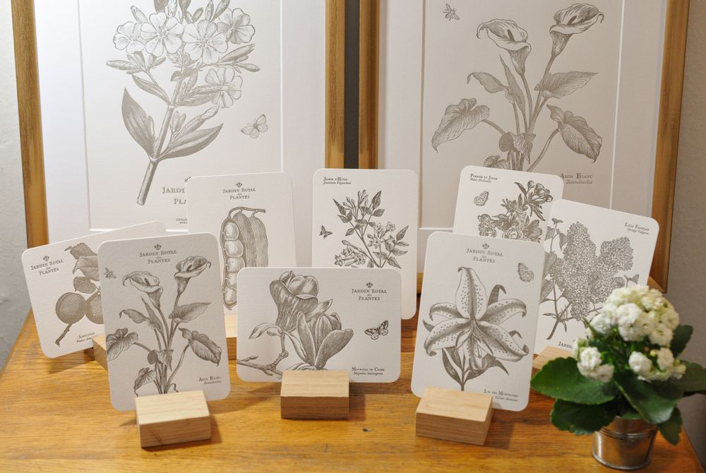 Affiches - Tirage d'Art Arum Blanc - L'ATELIER LETTERPRESS