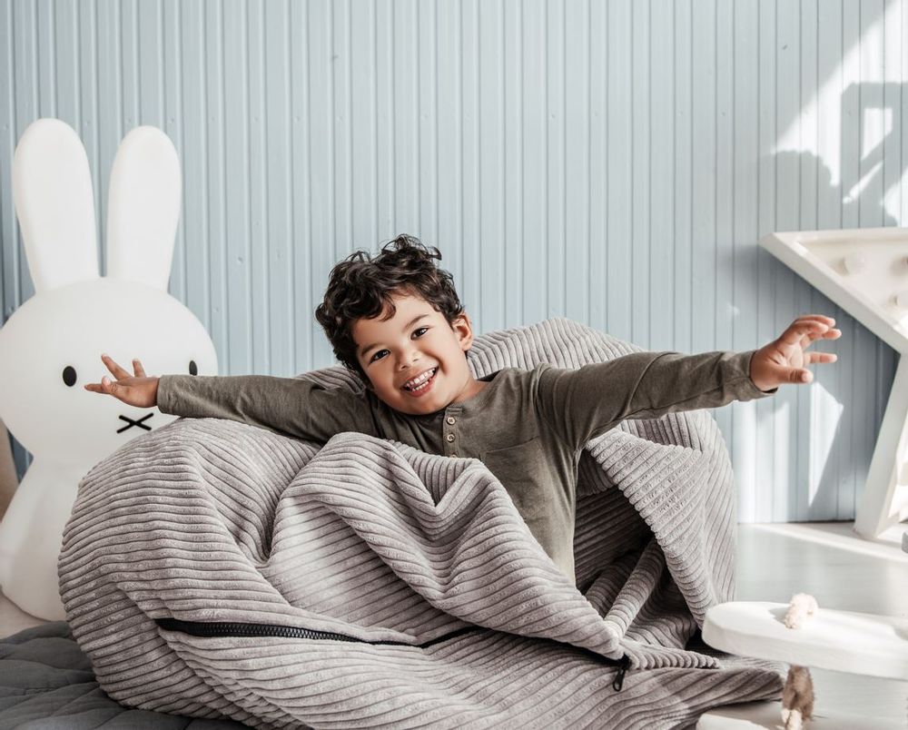 Canapés et fauteuils pour enfant - Pouf Cocoon 80 Waves - PUSKUPUSKU