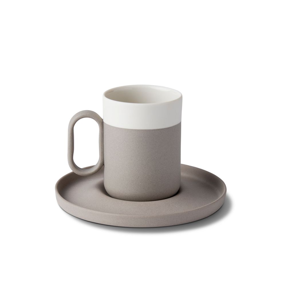 Tasses et mugs - Tasse à expresso Capsule avec soucoupe - ESMA DEREBOY HANDMADE PORCELAIN