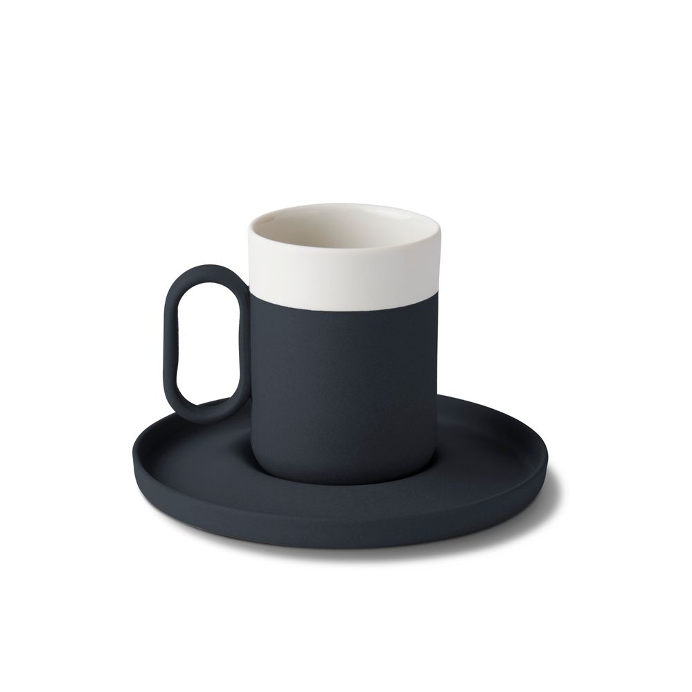 Tasses et mugs - Tasse à expresso Capsule avec soucoupe - ESMA DEREBOY HANDMADE PORCELAIN