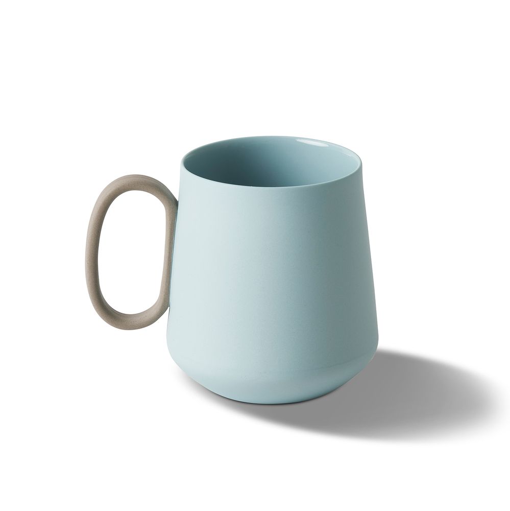 Mugs - TUBE Single Color Mug - ESMA DEREBOY HANDMADE PORCELAIN