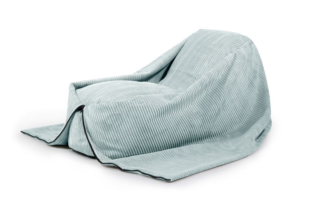 Canapés et fauteuils pour enfant - Bean bag Cocoon 120 Waves Mint - PUSKUPUSKU