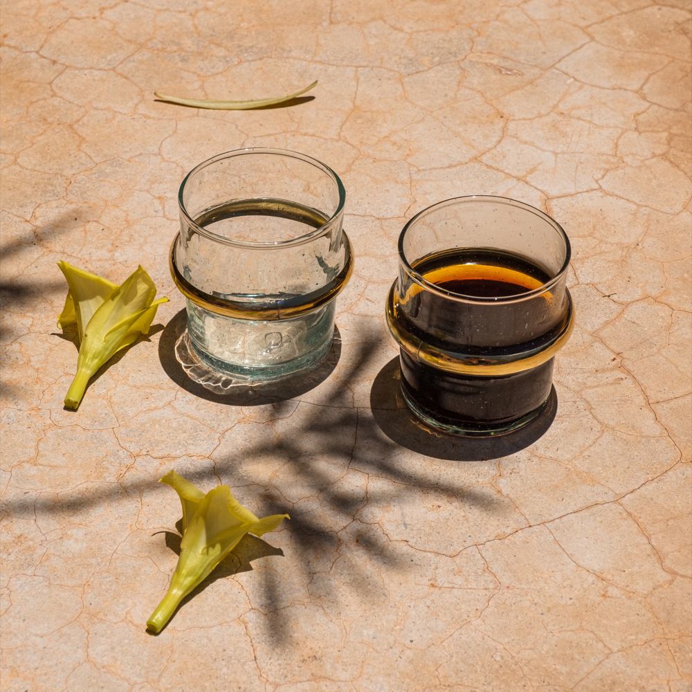 Glass - Mouth blown recycled glass - CHABI CHIC