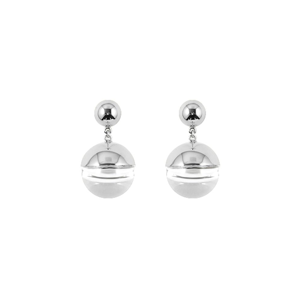 Cadeaux - Boucle d'oreille courte demi-orbe en or - LAJEWEL