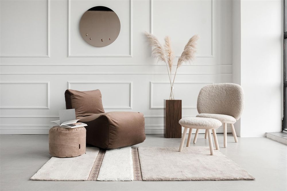 Chairs for hospitalities & contracts - Pouf Mini Waves - PUSKUPUSKU