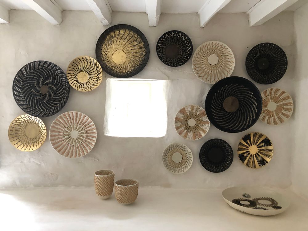 Ceramic - Soleil noir 3 - SILVER.SENTIMENTI.CERAMIQUE