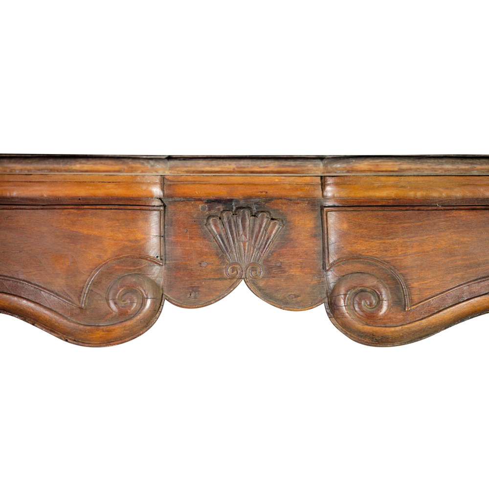 Pièces uniques - Grande Cheminée Méditerranéenne en Bois. - MAISON LEON VAN DEN BOGAERT ANTIQUE FIREPLACES AND RECLAIMED DECORATIVE ELEMENTS