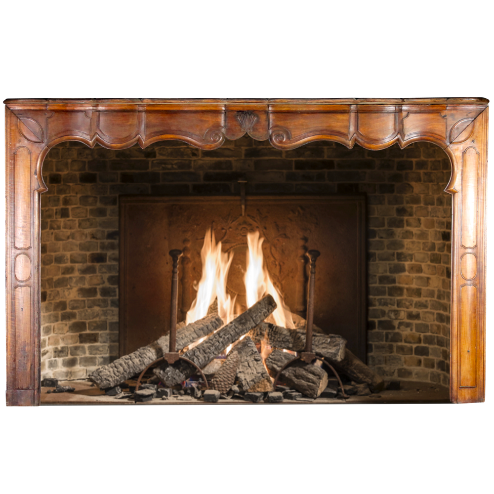 Pièces uniques - Grande Cheminée Méditerranéenne en Bois. - MAISON LEON VAN DEN BOGAERT ANTIQUE FIREPLACES AND RECLAIMED DECORATIVE ELEMENTS