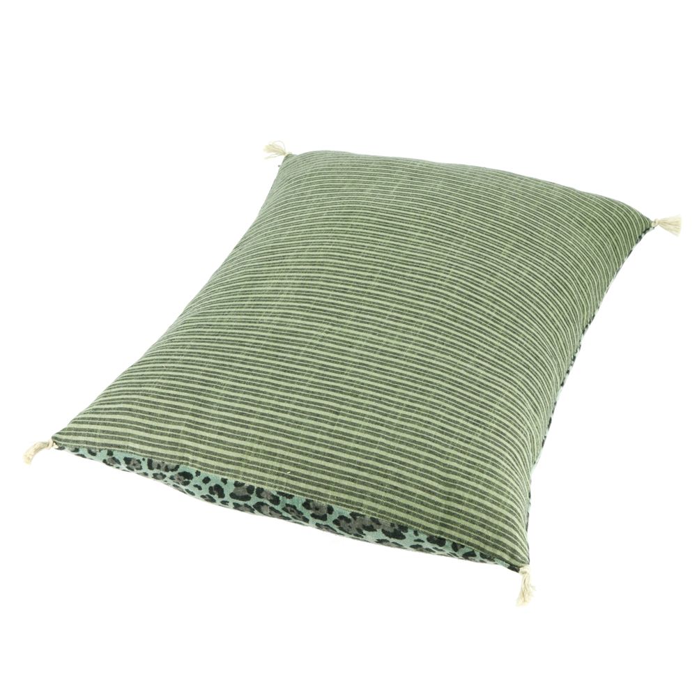 Fabric cushions - SAFARI VELVET CUSHION - EN FIL D'INDIENNE...