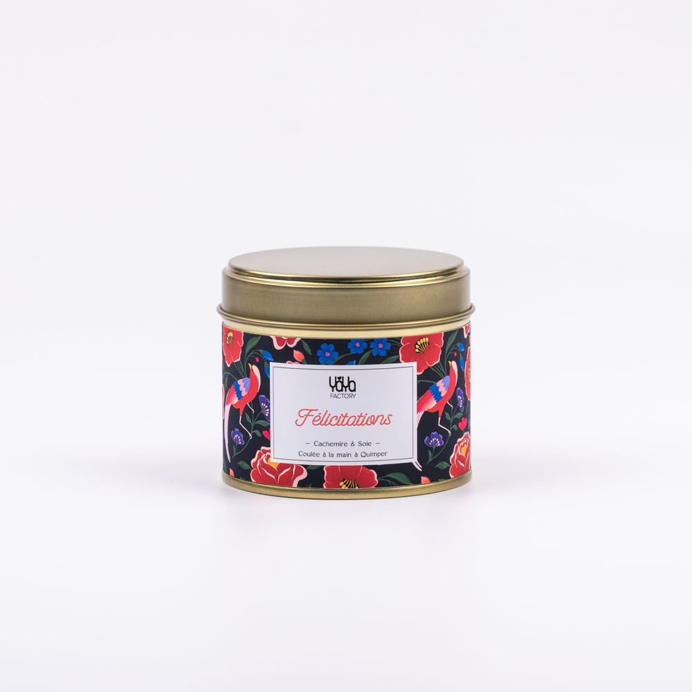 Cadeaux - Bougie parfumée 100% Végan - Cachemire & Soie - MARGO