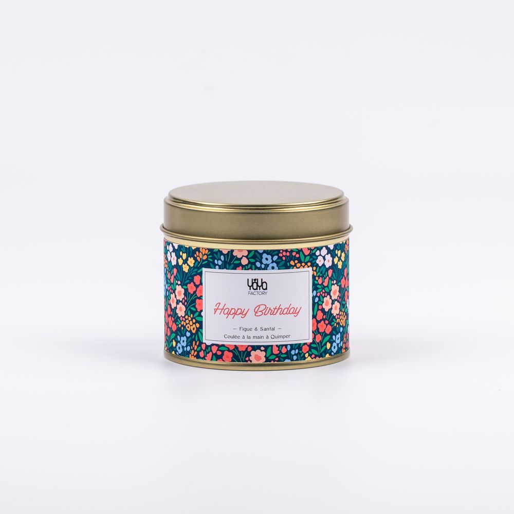 Cadeaux - Bougie parfumée 100% Végan - Figue & Santal - MARGO