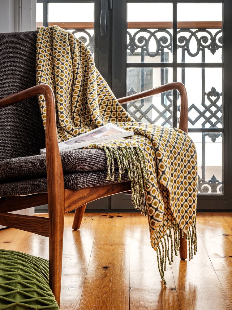 Gifts - VINTAGE 1956 Wool Blanket - BUREL FACTORY