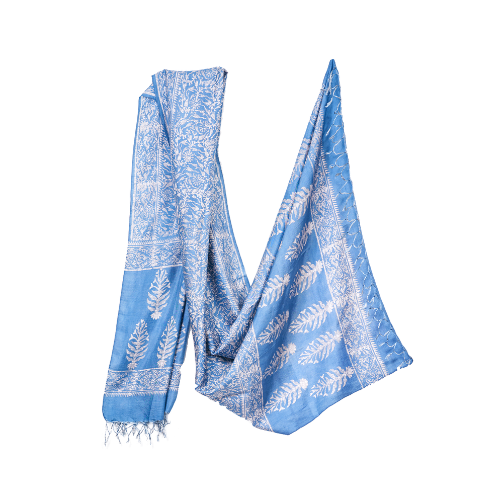 Foulards et écharpes - Écharpes longues en saphir - ARANYA