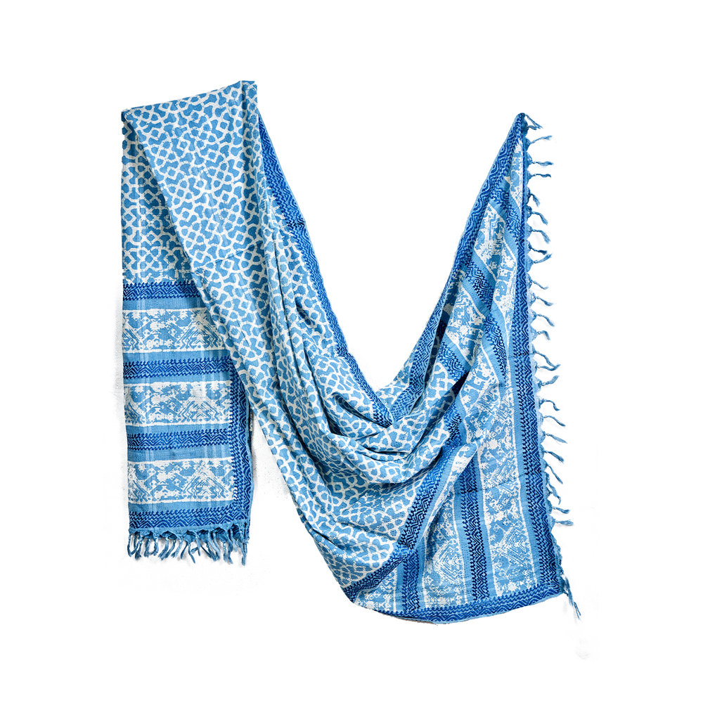 Foulards et écharpes - Écharpes longues en saphir - ARANYA