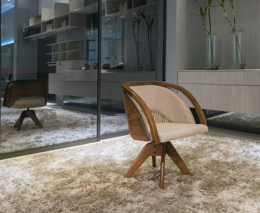 Armchairs - Jasmin Swivel Armchair - STUDIO MARTA MANENTE DESIGN