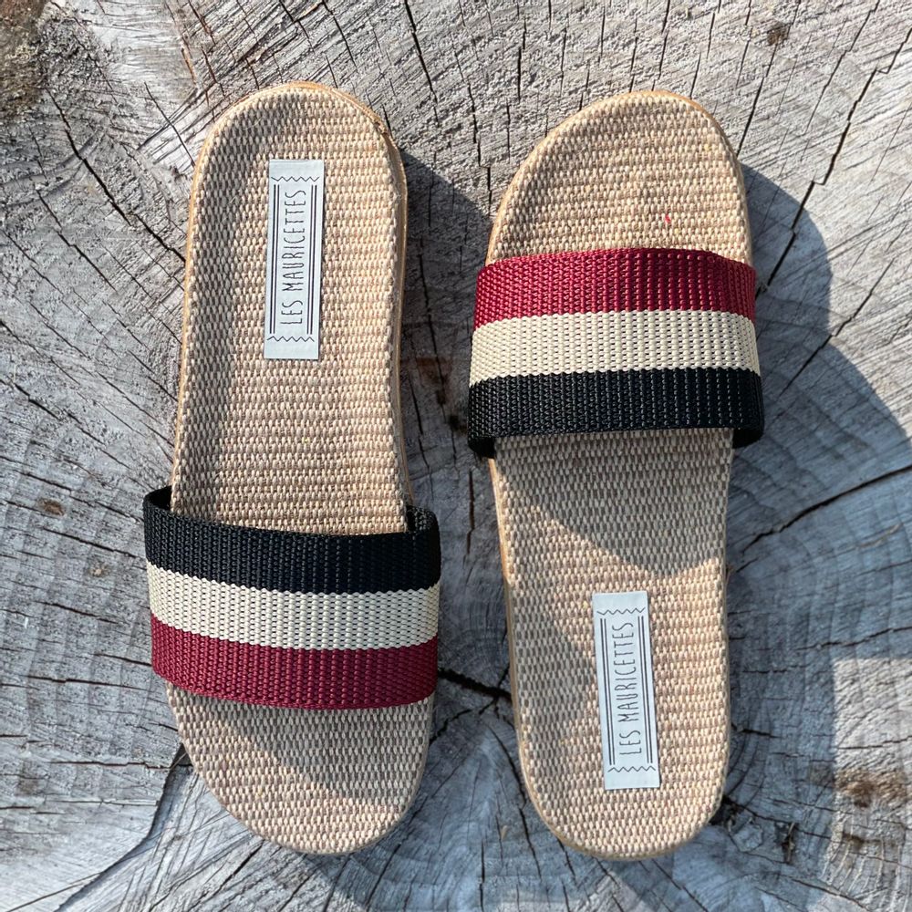 Loungewear - Les Mauricettes de Gilbert, striped men's tap - LES MAURICETTES