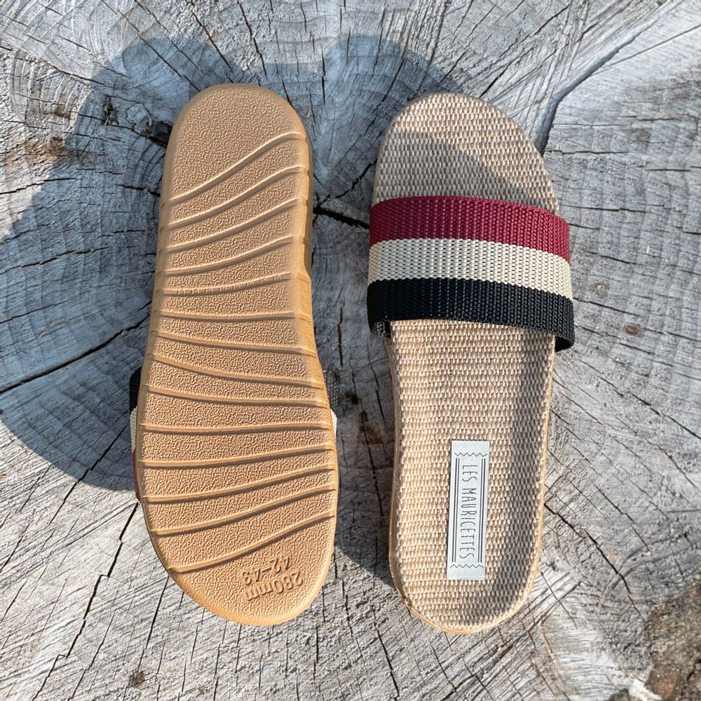 Loungewear - Les Mauricettes de Gilbert, striped men's tap - LES MAURICETTES
