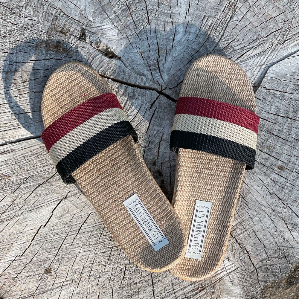 Loungewear - Les Mauricettes de Gilbert, striped men's tap - LES MAURICETTES